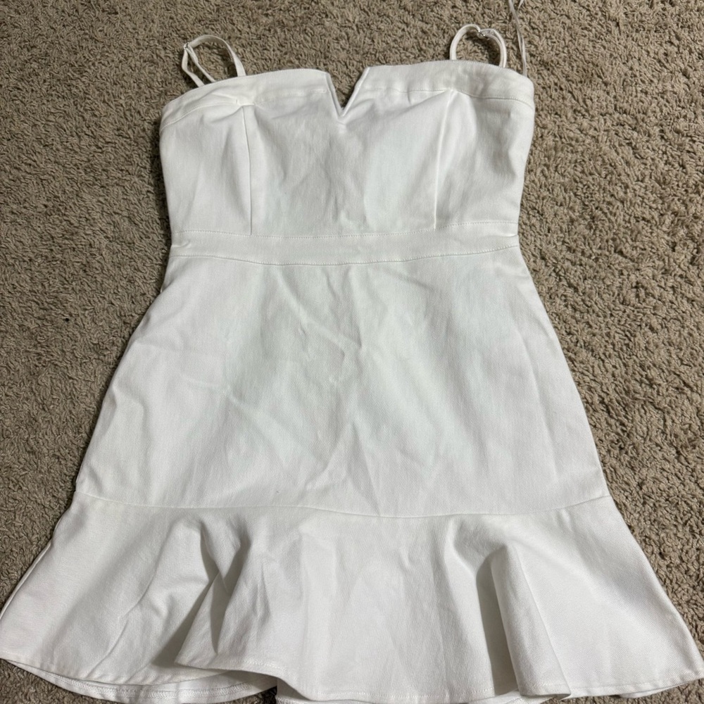 Flying Tomato Ivory Sleeveless Dress